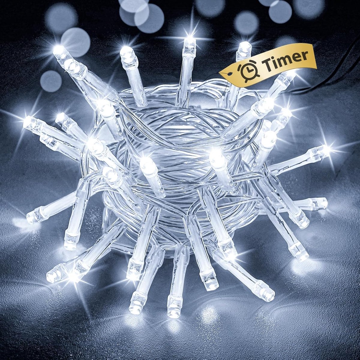 Batterij Aangedreven Sfeerverlichting 3 m - 30 LED Waterdicht - Timerfunctie en 2 Lichtstanden - Ideaal voor Feesten - ShopVlot