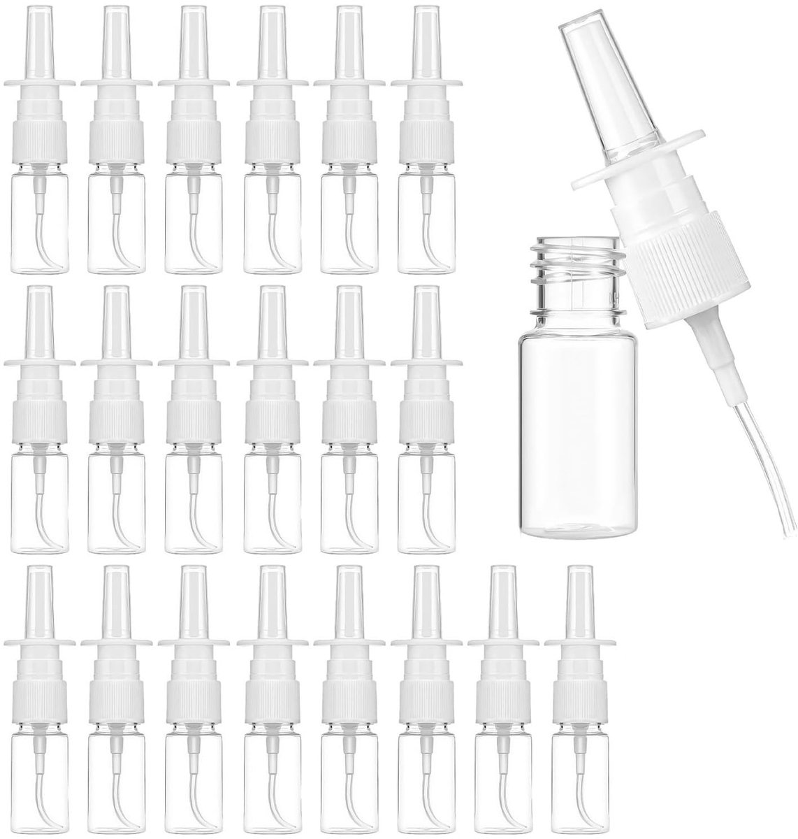Solidchoice - 20 Stuks Navulbare Neusspray Flessen van 10ml