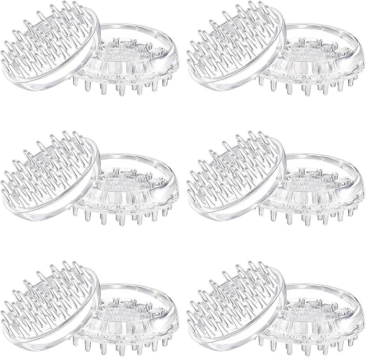 Set van 12 zware meubelwielen 50mm - kunststof - antislip vloerbescherming - ideaal voor meubels - ShopVlot