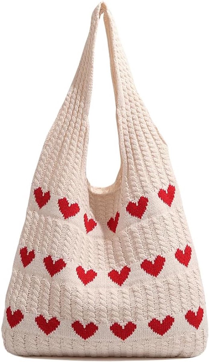 YGCHEN Handtas, gehaakt, boho-handtas, licht, ideaal voor strand, winkelen of dagelijks gebruik, cadeau voor dames of - ShopVlot