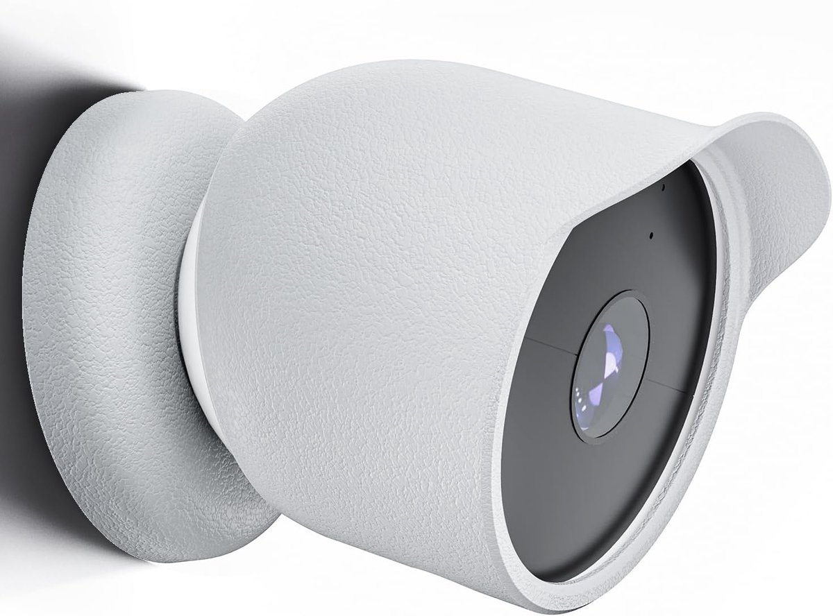 Siliconen hoes compatibel met Google Nest Cam Battery Home Security Camera System, Google Nest Cam Cover, waterdichte - ShopVlot