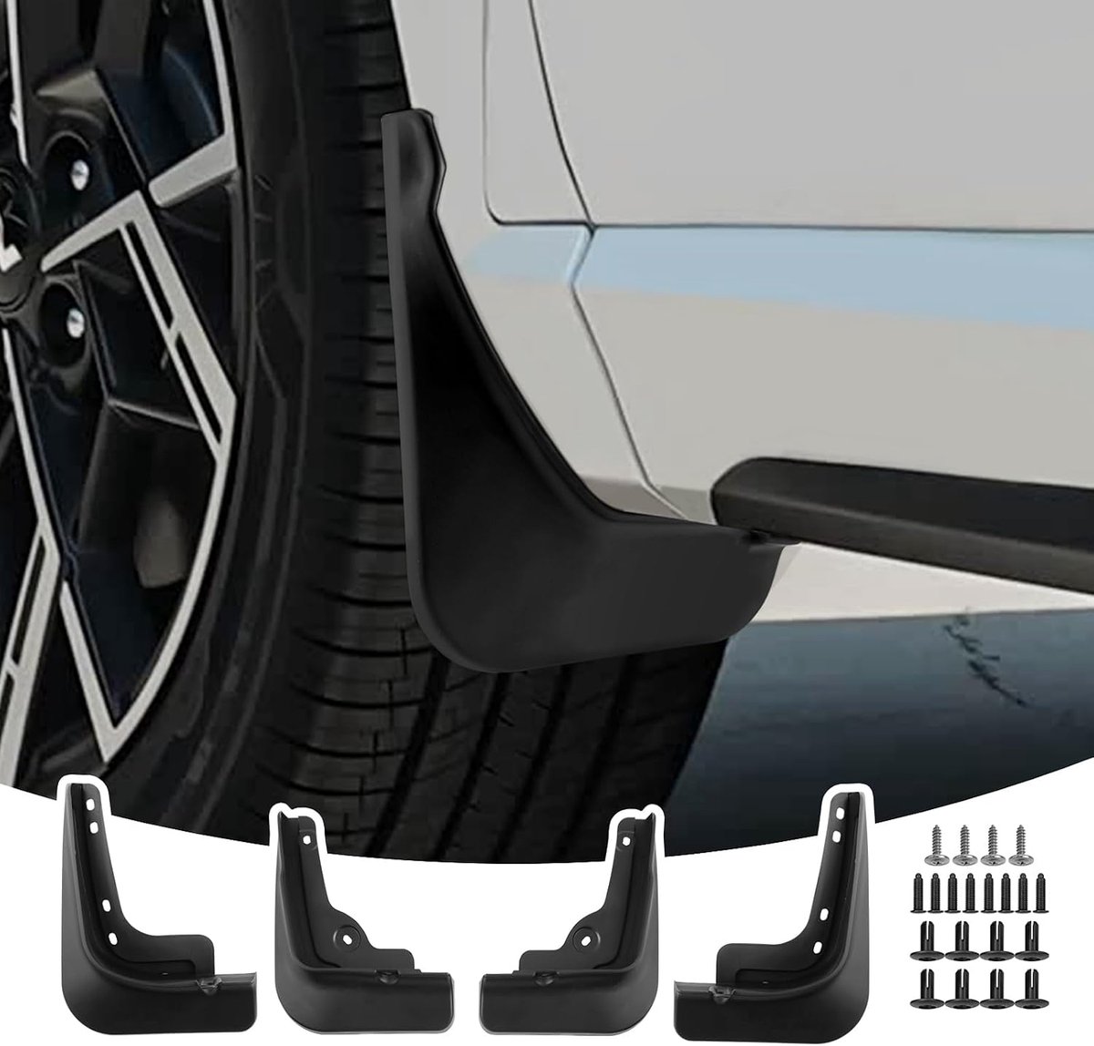 (4 Pieces) Mud Flaps for Hyundai Tucson Hybrid PHEV 2021-2024 - ShopVlot