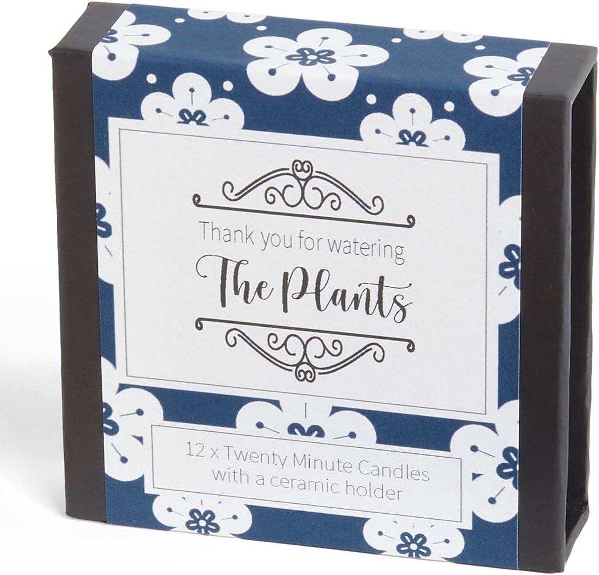 Thanks for watering the plants - a small box of cotton and grey relaxation candles. 12 pure beeswax candles and - ShopVlot