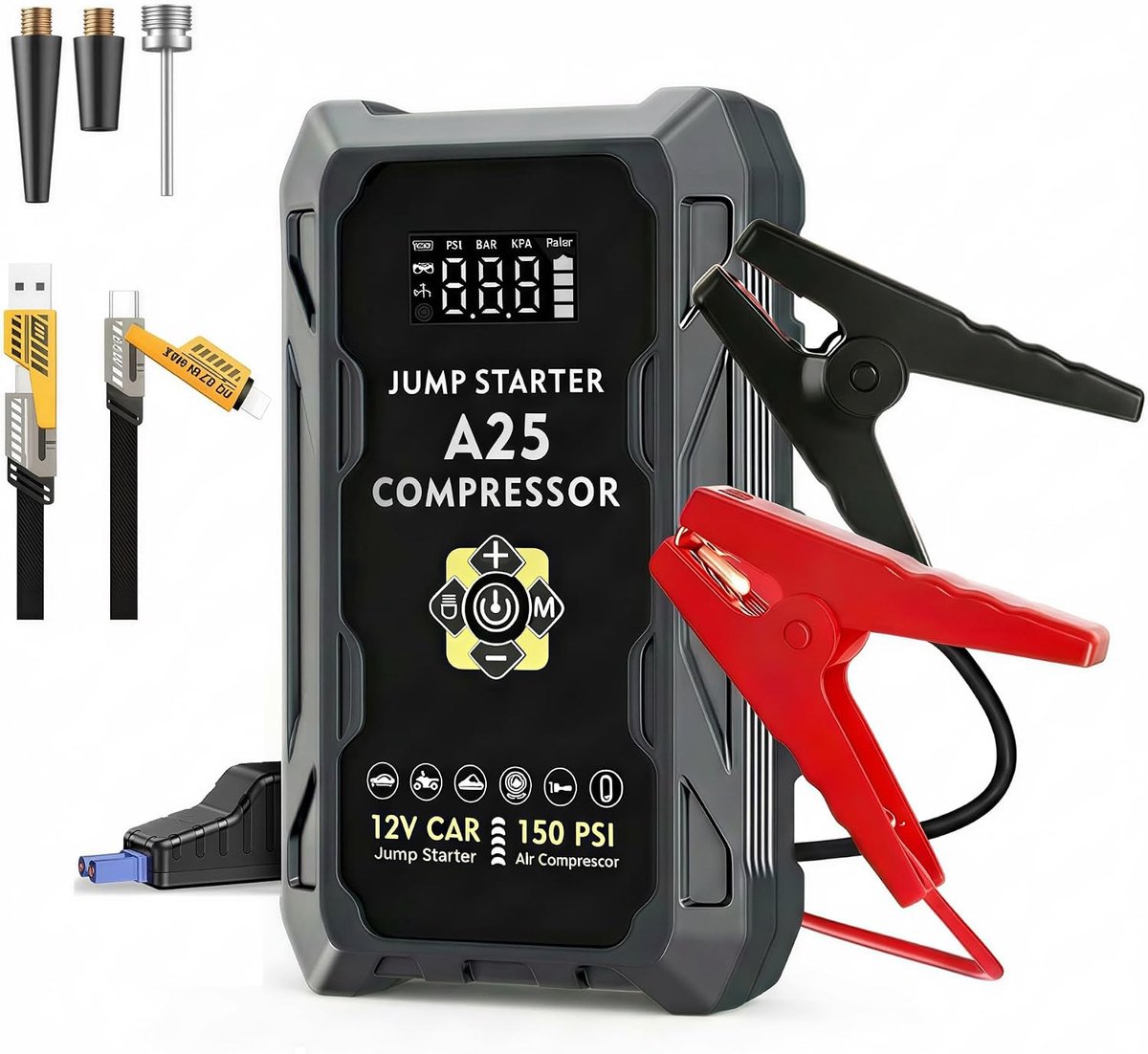 Car Jump Starter Power Bank, 4000A Booster Car Starter for Cars (8.0L Petrol/6.0L Diesel), 12V Jump Starter Car & - ShopVlot