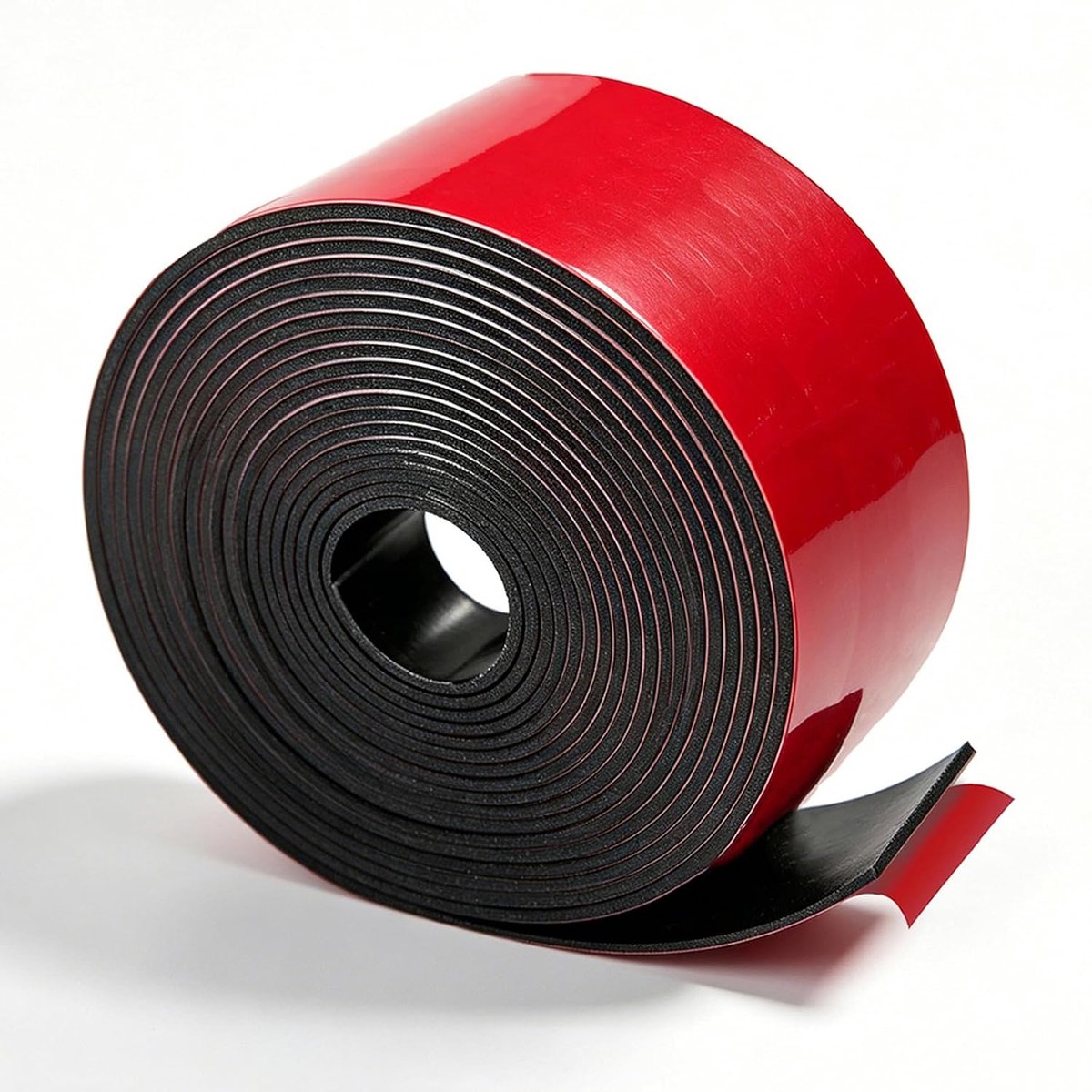 Zelfklevende rubberen plaat, 50 mm x 5 mm x 3,5 m, antislip rubberen strips, 3,5 m, massief, zelfklevend, flexibel en - ShopVlot