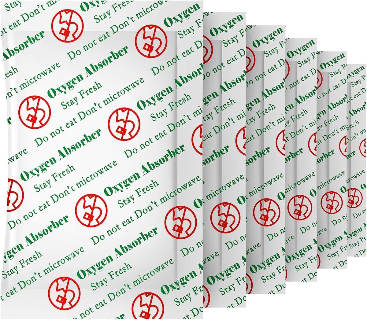 MakMeFre 200cc(100Bags) Food Grade Oxygen Absorbing Packages for Food Retention - ShopVlot