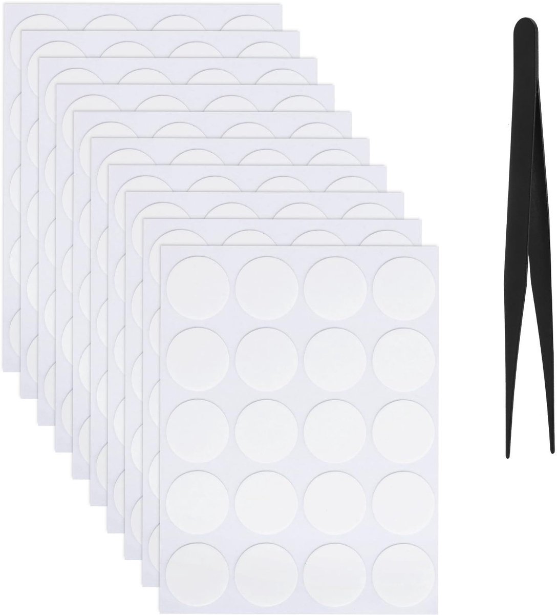 Solidchoice - Set van 200 Transparante Dubbelzijdige Kleefpads