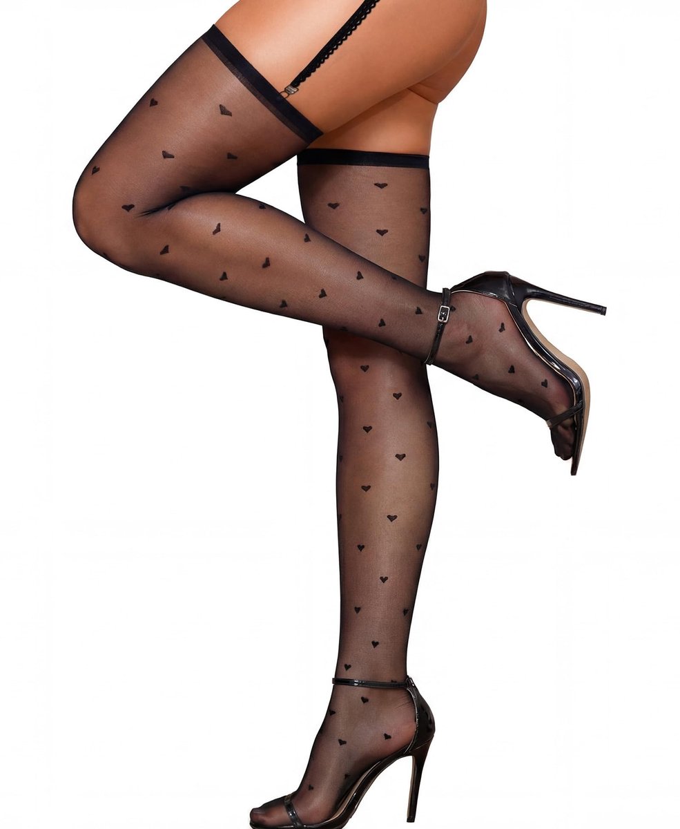 Solidchoice - Sexy Overknee Suspender Stockings voor Dames