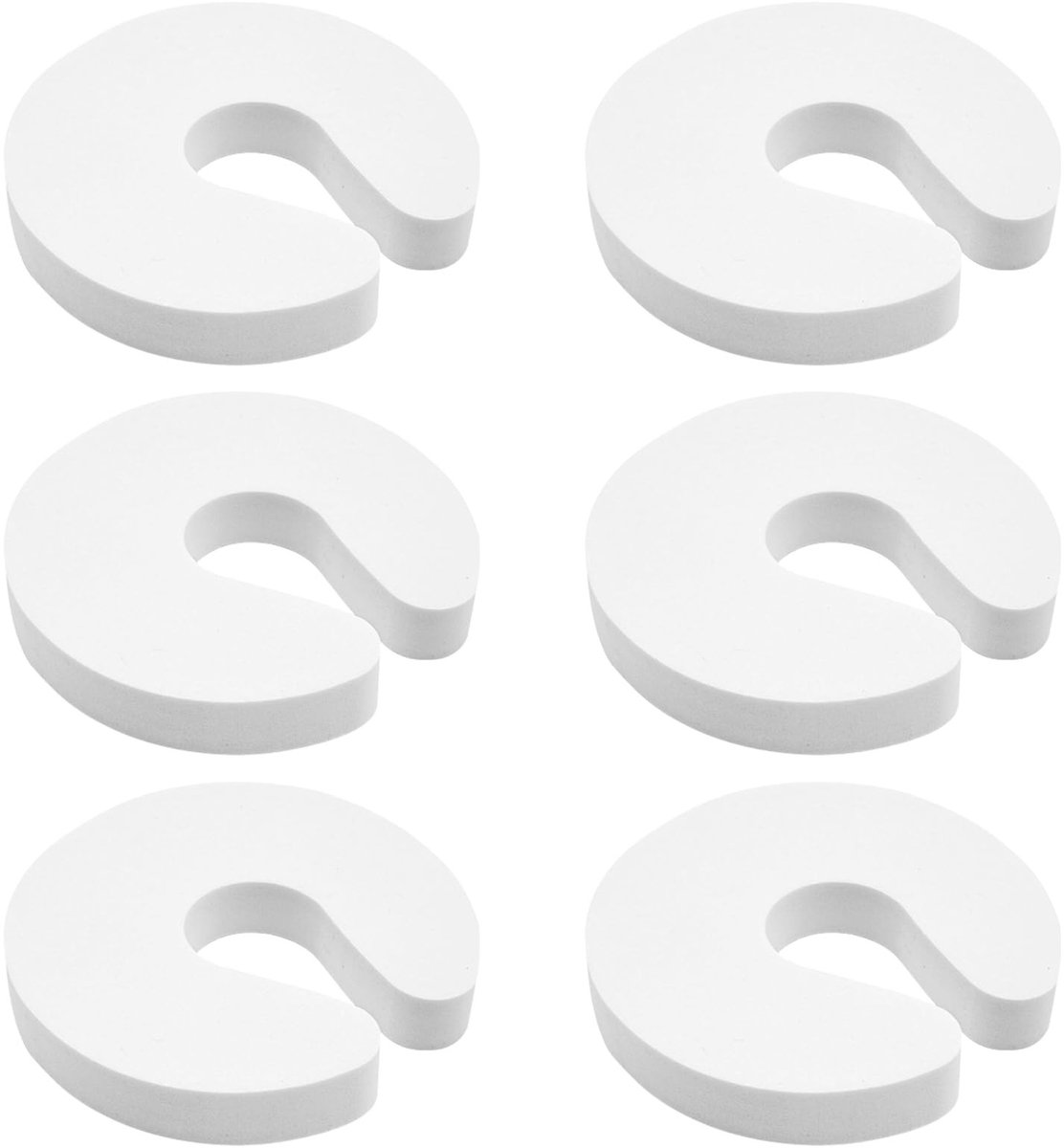 Solidchoice - 6-delige Veiligheidsdeurstoppers voor Kinderen met Vingerbescherming