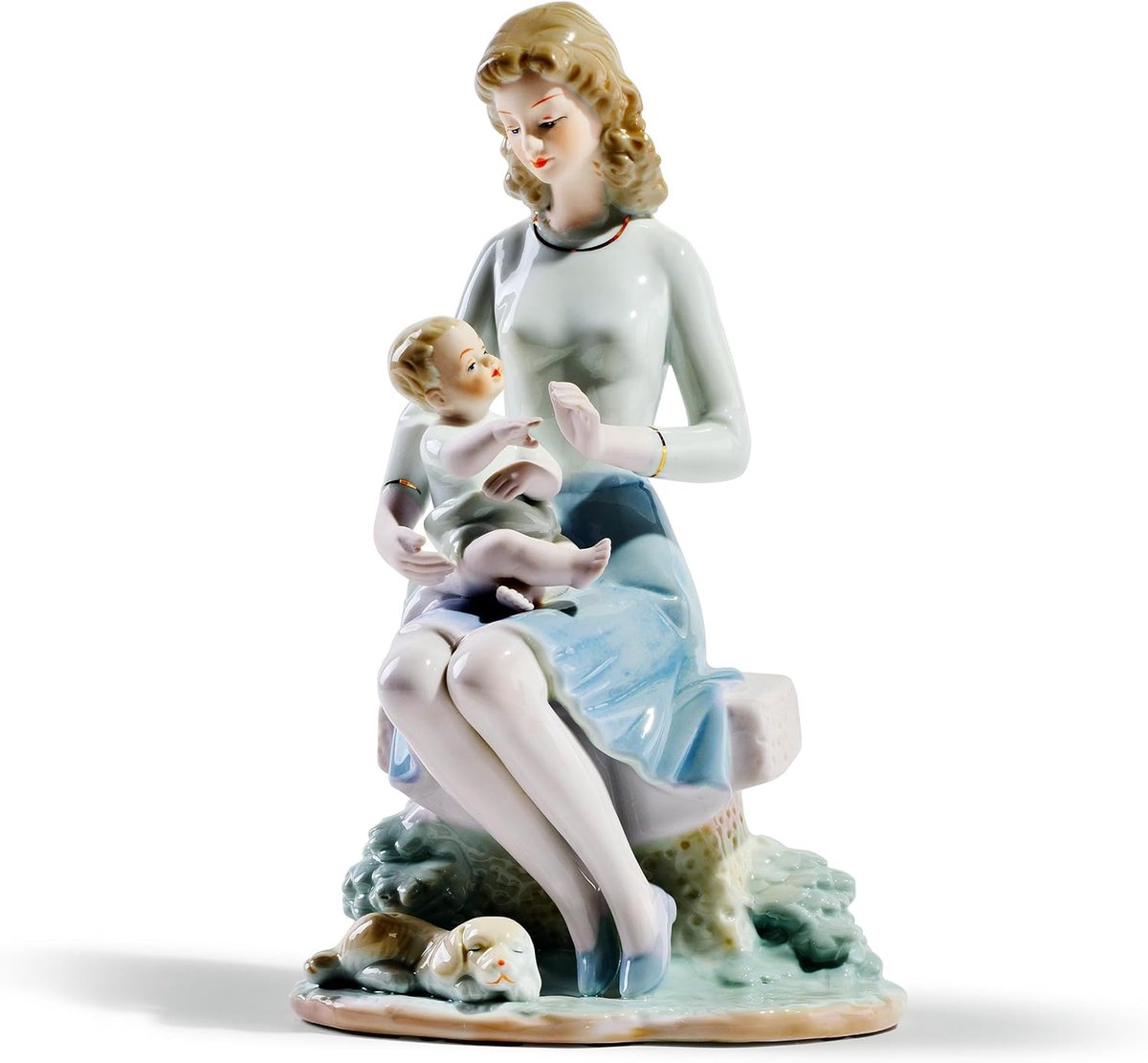 Porseleinen beeldje, moeder nu en altijd, memorabilia, ceremoniegeschenken, standbeeld huisdecoratie. - ShopVlot