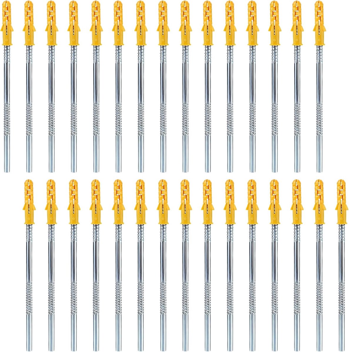 onzichtbare plankbevestiging 30 stuks - M6 x 130 mm - hoogwaardige kwaliteit - ShopVlot