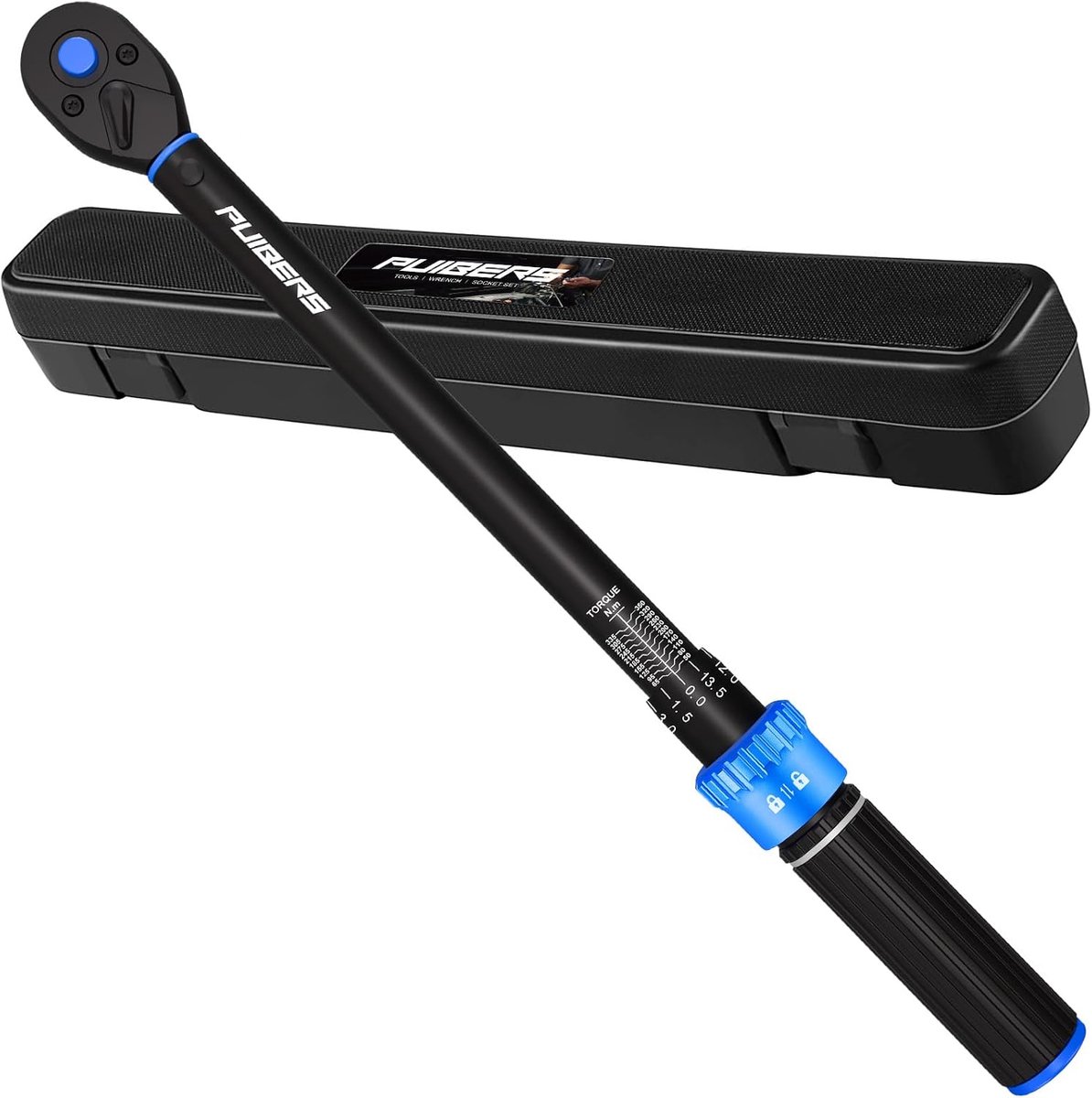 Aandrijfmomentsleutel 1/2" 50-350 Nm - hoge precisie - Heavy Duty - ideaal voor professionele reparaties - ShopVlot