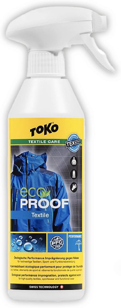 Toko Eco Textile Proof – ecologische impregnatie voor regenkleding - ShopVlot