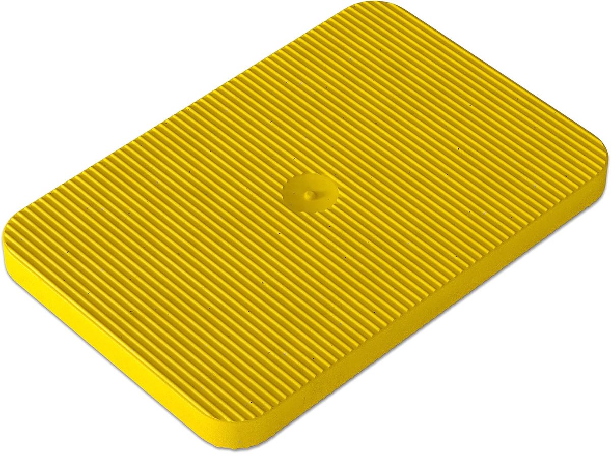 250 x 40 mm Yellow Spacers Plastic Lock Pads Load Capacity up to 5 Tonnes - ShopVlot