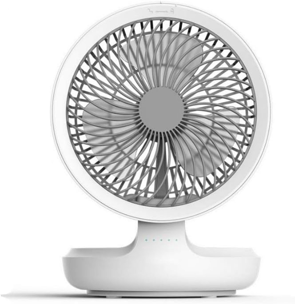 Small fan ultra-quiet desk portable charging mini folding large wind desktop wall hanging - ShopVlot