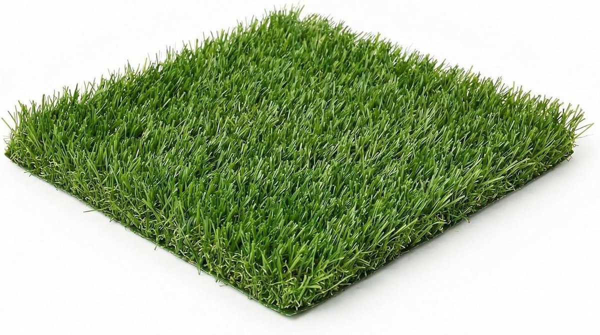 Set van 8 Kunstgras Matten 15 x 15 cm - Realistisch Nepgras voor Miniatuurtuinen, Modelbouw en Creatieve Projecten