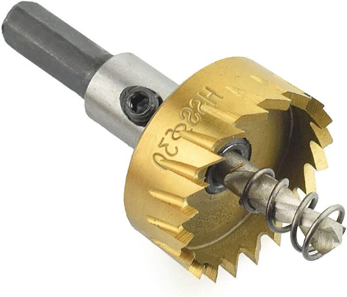 TopHomer 25 mm HSS hole saw, hole drill, drill, metal, wood, alloy, 12-65 mm - ShopVlot