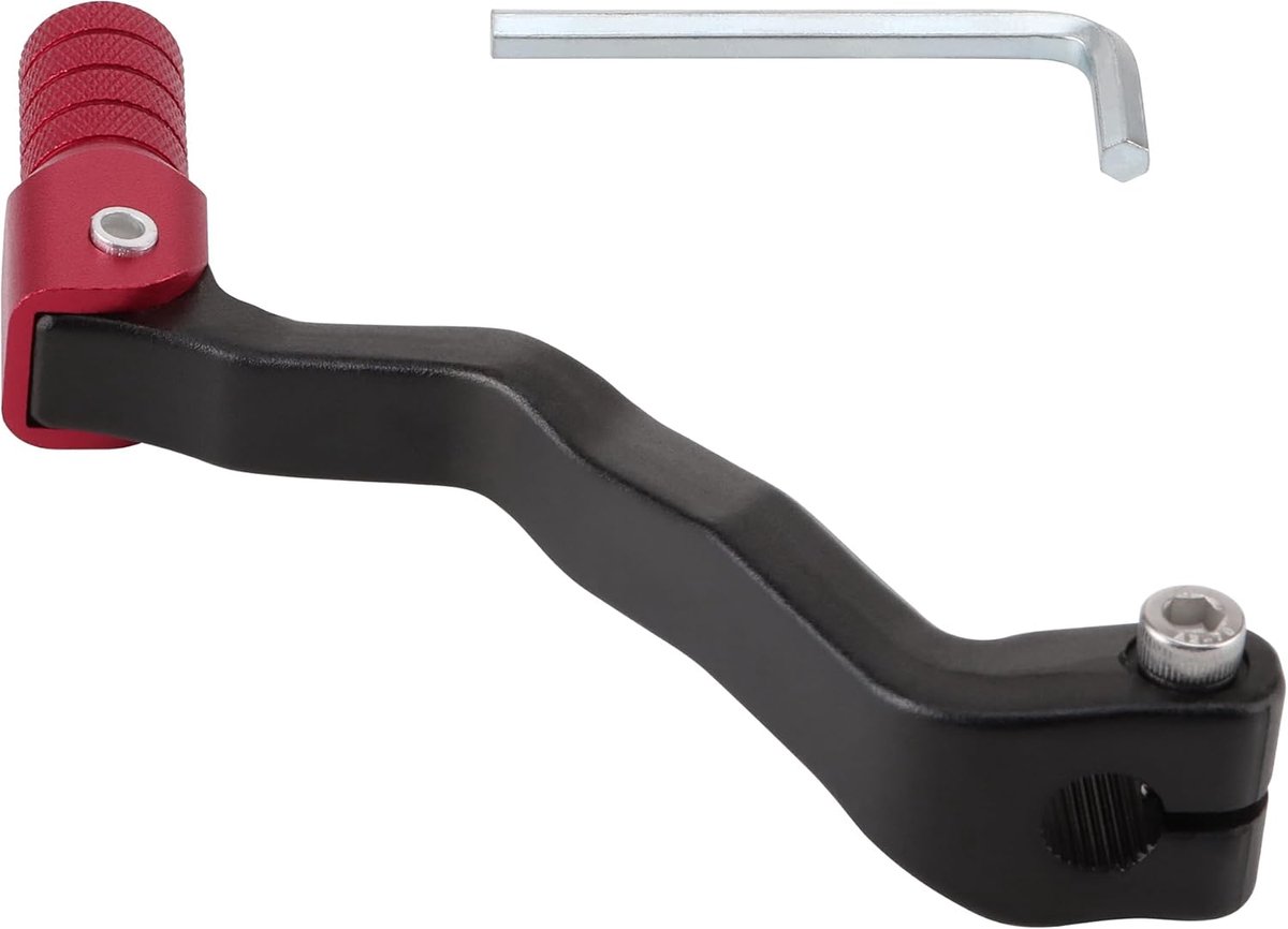 GOOFIT Red Black Shift Lever Gear Aluminum Shift Foldable Foot Shifter Replacement for Zongshen CG CB NC Motor 125 150 - ShopVlot