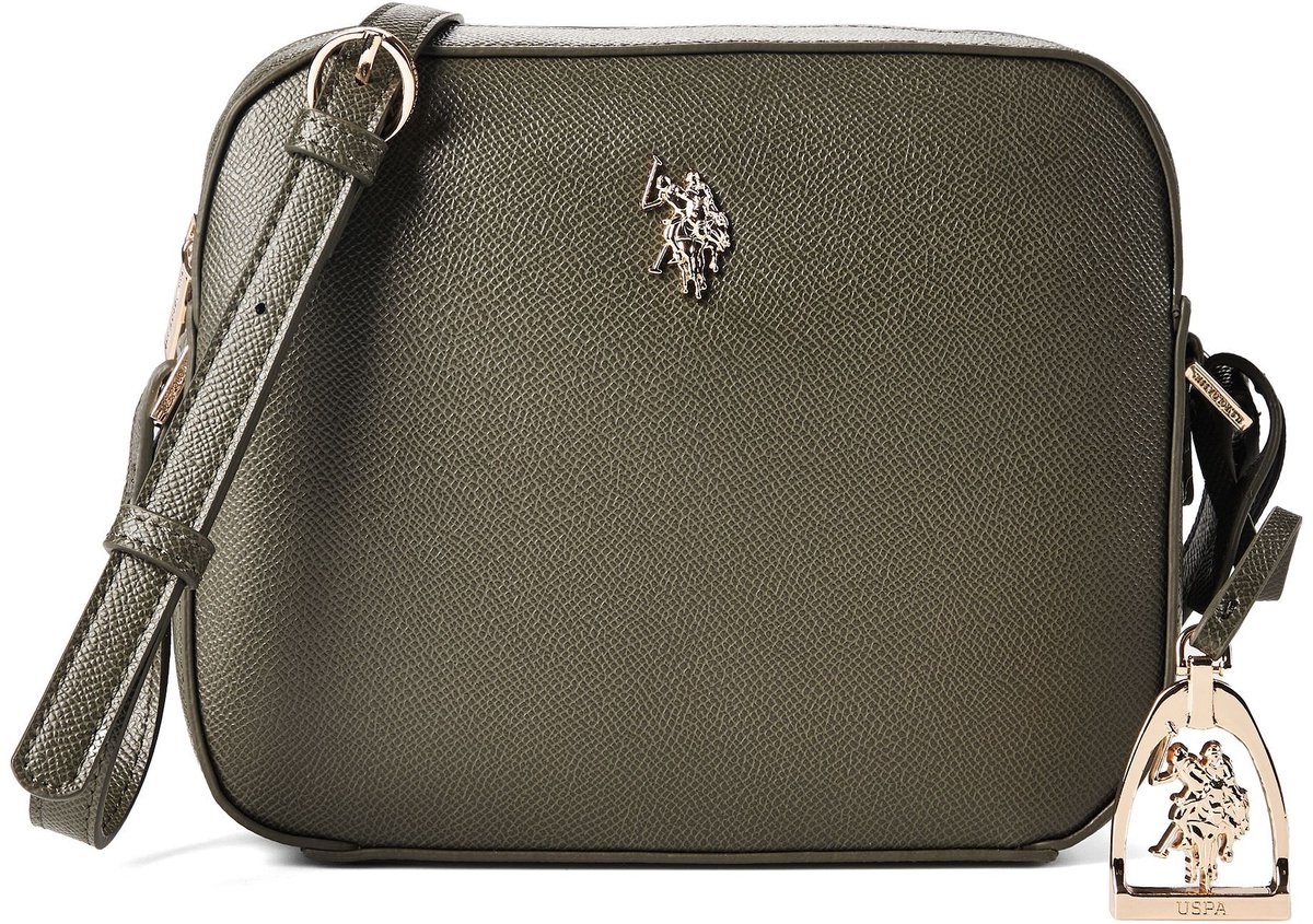 U.S. POLO ASSN. schoudertas Jones Crossbody Bag Olive olijfgroen