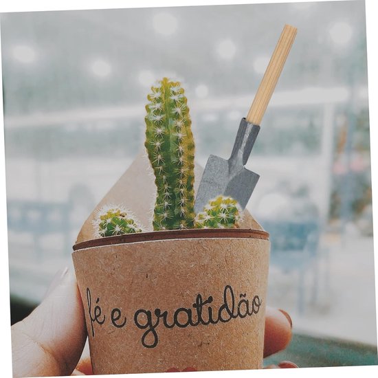 ifundom 5 Stuks Gadgets Voor Tuinieren Tuin Hand Troffel Mini-tuingereedschap Tuin Handschep Huisdecoratie Tuinieren Hark Pop Tuingereedschap Mini Troffel Zelf Gemaakt Kind Ijzer — afbeelding 2
