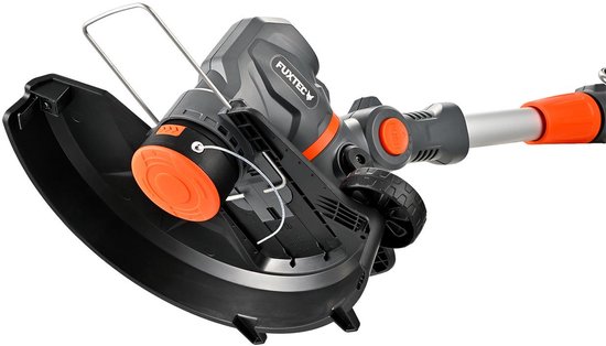FUXTEC FX-E1RT20PRO accu grastrimmer 20V zonder accu en oplader - Kantensnijder met draad en mes, 28 cm snijbreedte en telescoopsteel van FUXTEC — afbeelding 2