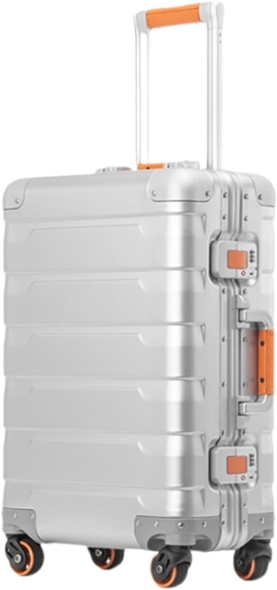 Reiskoffer - Koffer Cabine - Reizen - Krasbestendig - 20 inch - Zilver
