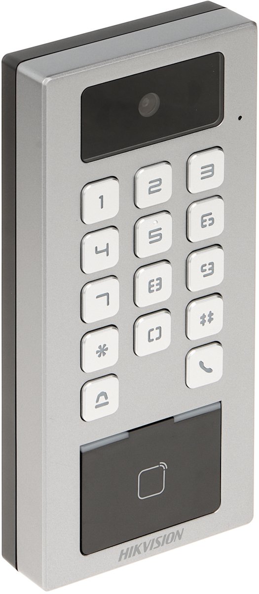 Hikvision Serie - Toegangscontrole Controller - DS-K1T502DBWX-C - Zilver - Met camera