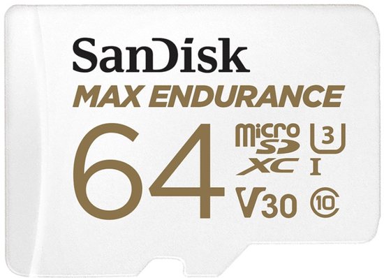SanDisk Max Endurance 64GB MicroSDXC Geheugenkaart