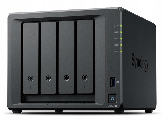 Beste NAS Systemen 2026 – Top 5 Overzicht 19 Synology DiskStation DS425+ - NAS - 4 bay (plus 2x M.2 slots) - 2GB DDR4 - 0TB - 1x 1G - 1x 2.5G netwerk
