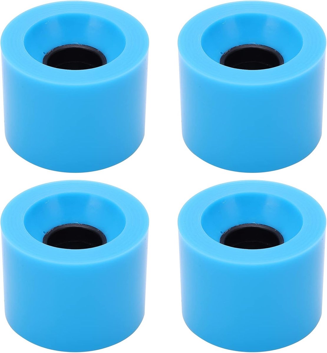 Skateboard Wielen Set Longboard Cruiser Onderdelen Soepel Rijden Hoge Elasticiteit Materiaal 60mm Doorsnede