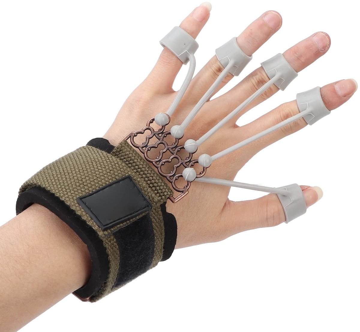 Dailygoods - Vingertrainer - Handversterker - Verbeter gripkracht - 20Lb/40Lb - Vingerweerstandsband - Geschikt voor artritis - Handyoga-uitrusting