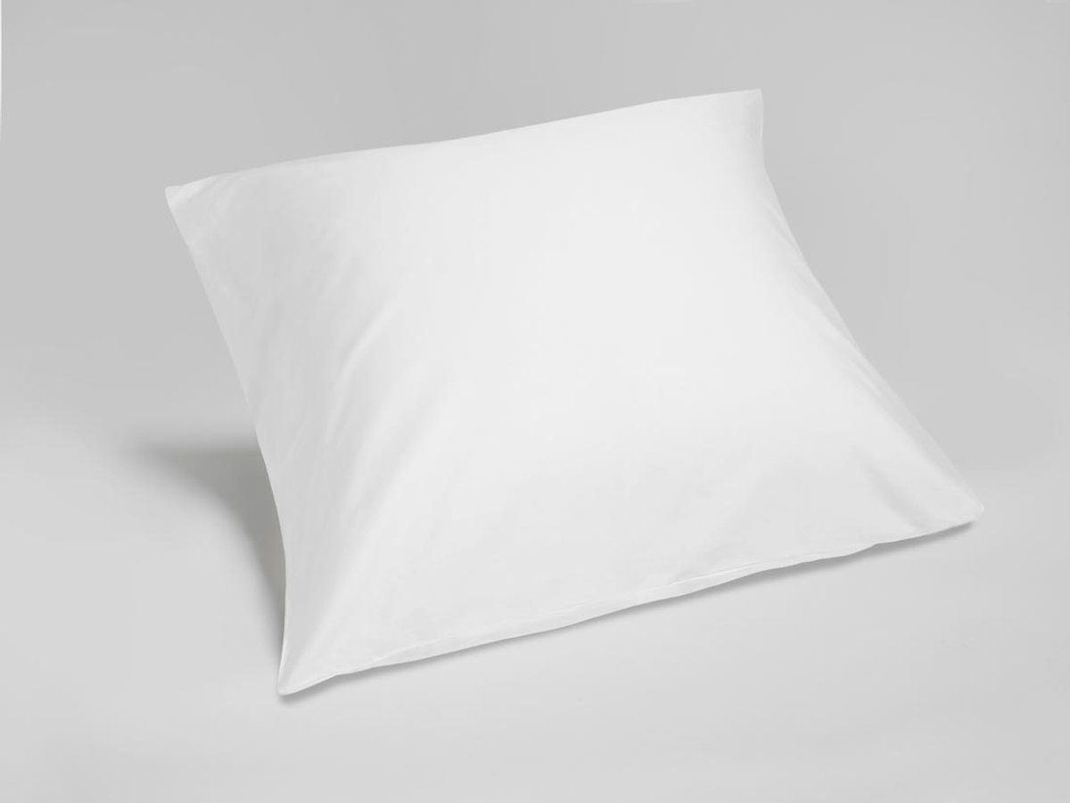 Yumeko kussensloop katoen satijn wit 65x65 - Bio, eco & fairtrade - 1 stuk