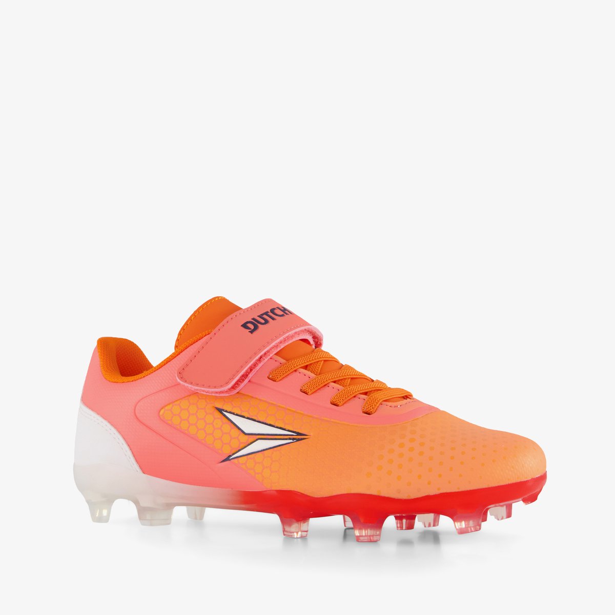 Dutchy Vision 2.0 FG kinder voetbalschoenen oranje - Maat 33
