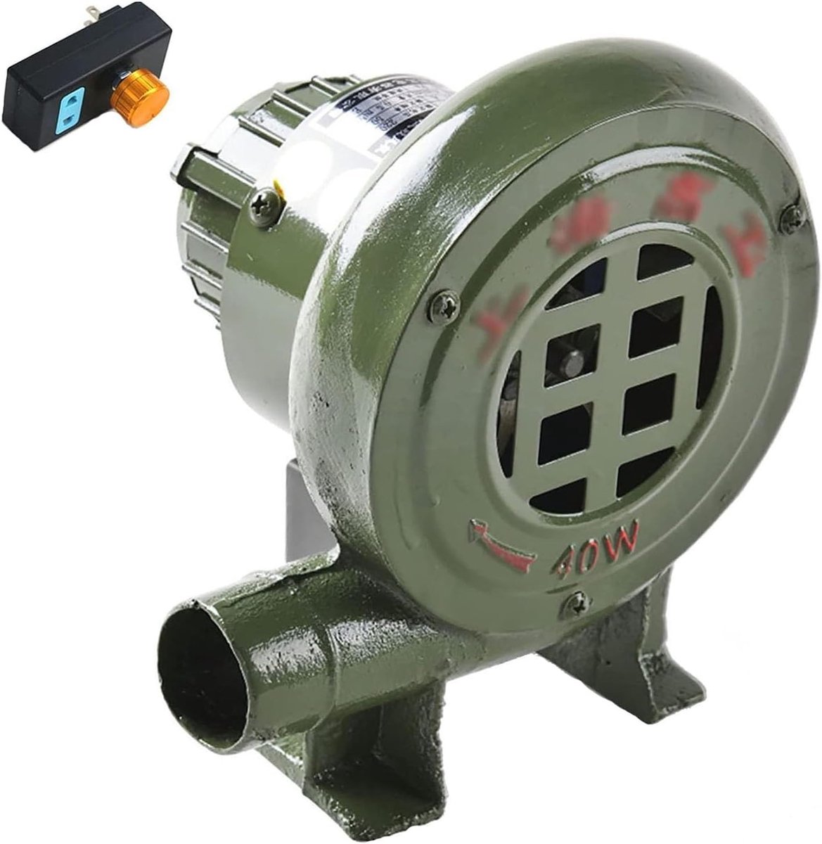 Elektrische Luchtblazer - Ventilator Pomp - Barbecue Aanmaken - Energiezuinig Ontwerp - 120W - Groen