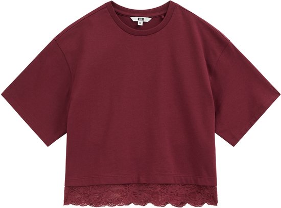 WE Fashion Meisjes T-shirt met kant
