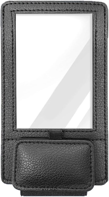 Zonneklep Organizer - Auto Clip - Veilige Opslag - Magnetische Bevestiging - 17 x 11 cm - Zwart