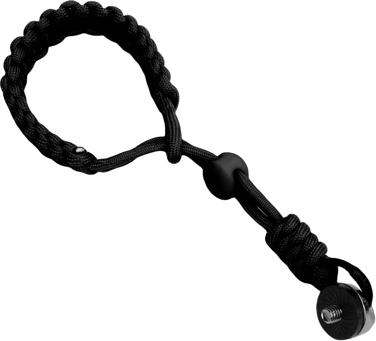 Camera Polsband - Veiligheid Lanyard - Actie Camera Gebruik - Automatische Zwaartekracht Pasvorm - 19 cm - Zwart