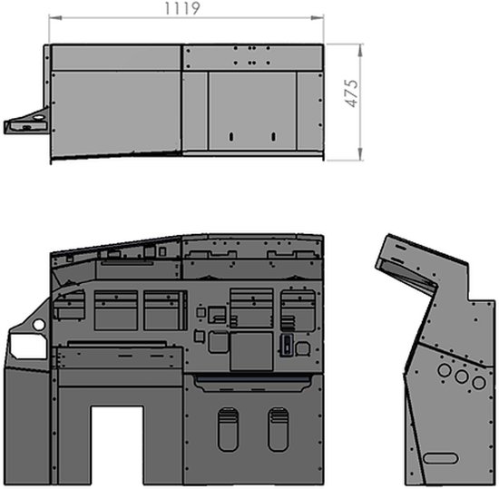A320 Captain Sıde MIP Panel — afbeelding 5
