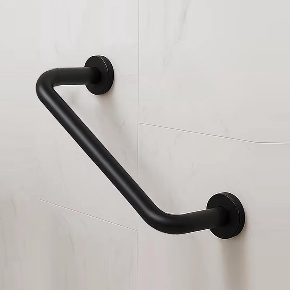 Veiligheidsbeugel Badkamer - Steunbeugel Wandmontage - Ondersteuning Thuis - Hoog Draagvermogen - 60 cm - Zwart