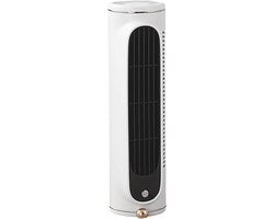 Bladloze Ventilator - Toren Ventilator - Ruimte Koelen - Fluisterstil Werking - 29 cm Hoog - Wit