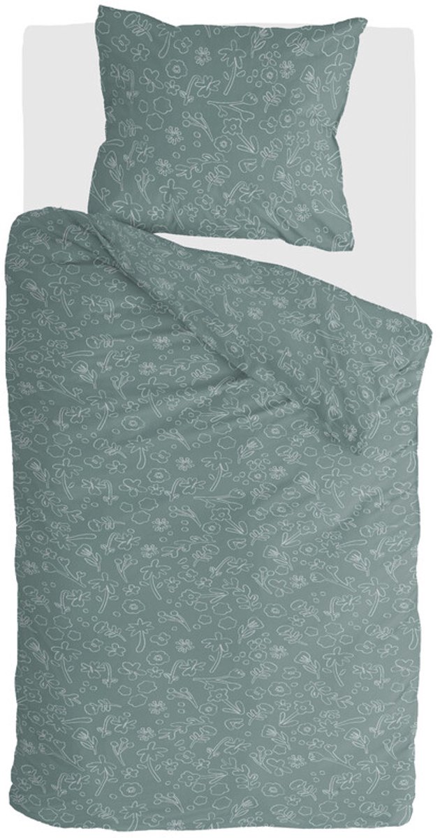 Byrklund Dekbedovertrek Vedor - 140x220 - 80% Polyester / 20% Katoen - Antraciet