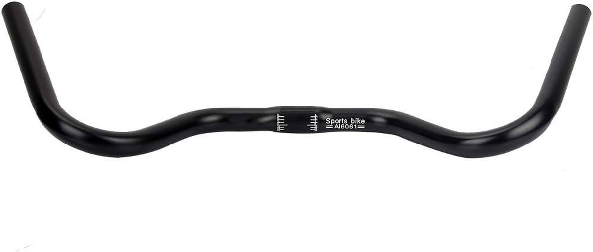 Fietsstuur - Vintage stuur - Fietsreparatie - Aluminiumlegering - 54 cm - Zwart