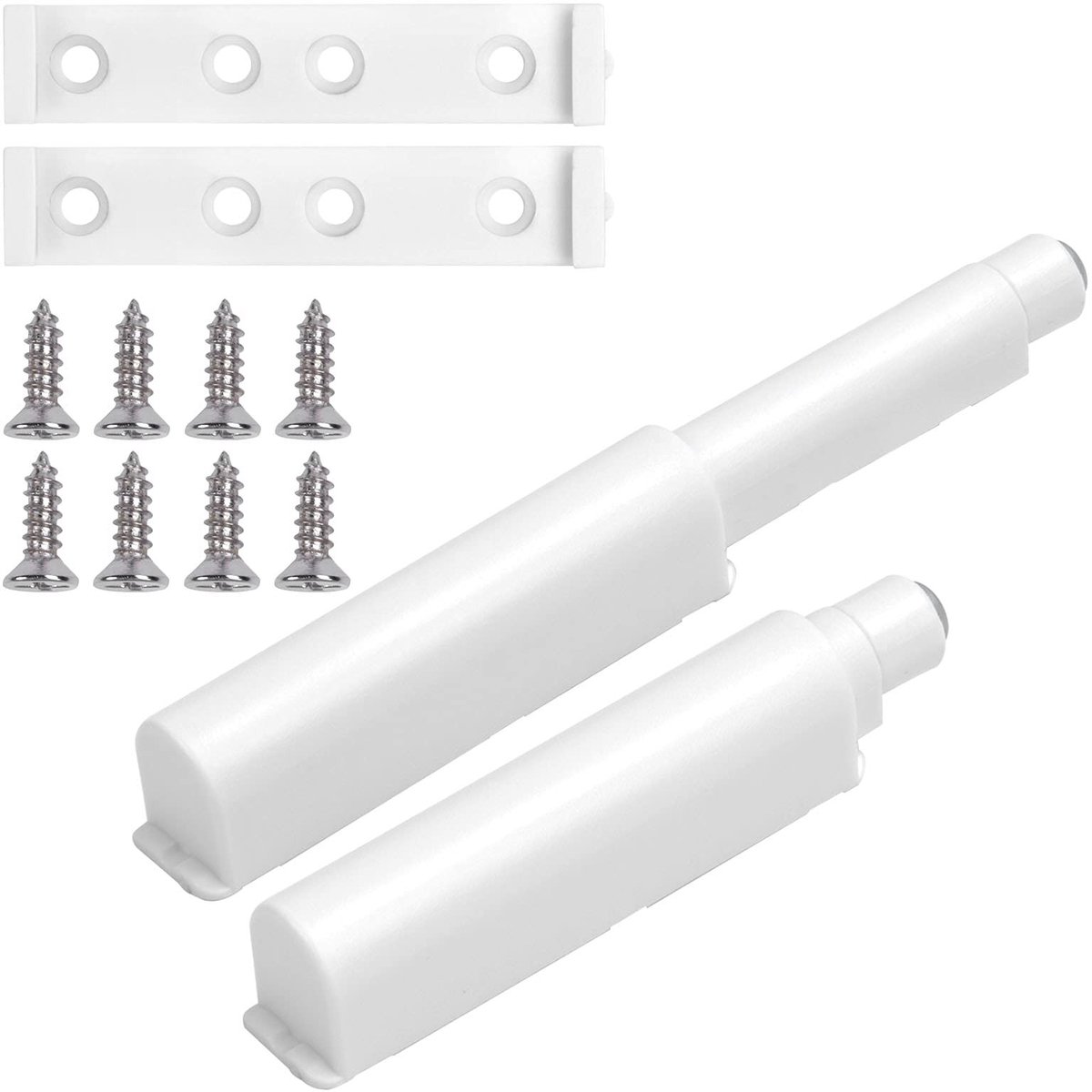 Dailygoods- Deurvangsten 2 Stuks - ABS Kunststof - Magnetische Vangen - Kastsloten - Veilig en Duurzaam - Eenvoudige Montage - Kastslot