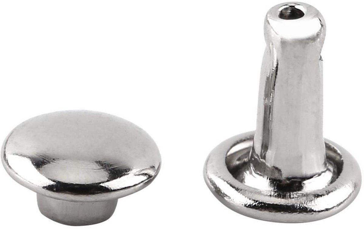 Dailygoods- Klinknagelset 100 stuks - Buisvormige Klinknagels - Holnieten - Klinknagel Tang - Leerambachten - Hoogwaardig IJzer