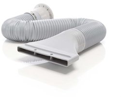 PromoHome Flexibele afvoerslang voor airconditioning 0,7-1,7 m - 116 mm diameter - uitlaatslang voor airco, droger en afzuigkap