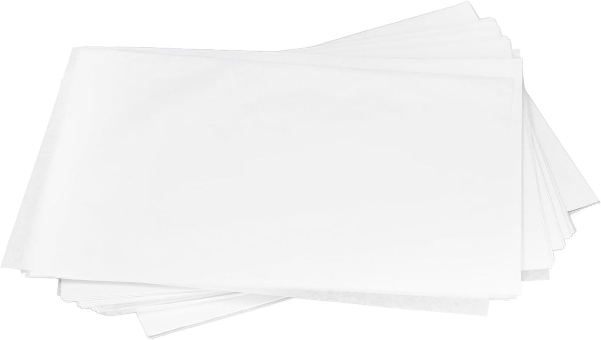 Calqueerpapier - Overtrekpapier - Kunst Schetsen - Kreukvrij - 250 Vellen - Wit