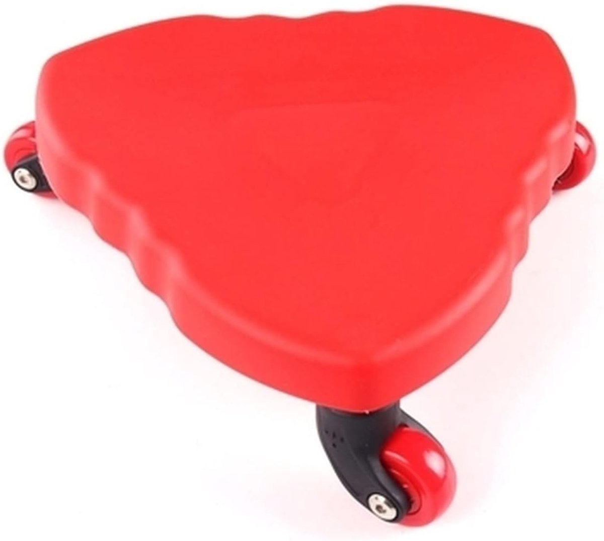 Buikspierroller Wiel - Core Trainer - Thuis Fitness - Stabiele Beweging - 1000 Gram - Rood