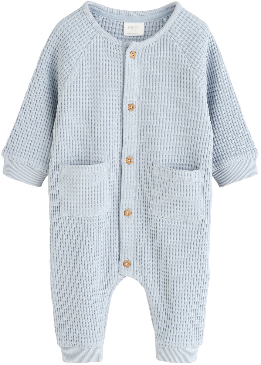 Next - Jongens - Babyrompertje met structuur - Blauw
