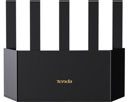 Tenda TX12L Pro Serie - WiFi 6 Router - AX3000 - Vier Kernen - Zwart