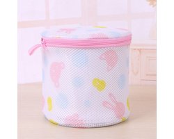Waszak – Set van 3 – 15 x 16 cm – Wasnet – Lingeriewaszak – Wasnet voor bh's – Waszak – Ophangbaar – Machinewasbaar – Lichtgewicht – Draagbaar – Waszak van mesh – Geschikt voor ondergoed, sokken, enz.